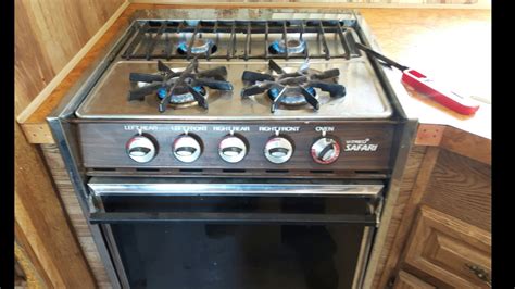 how to stop movement of gas stove top in rv